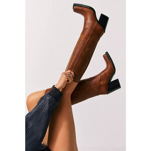 Free People Brown Ankle Boots